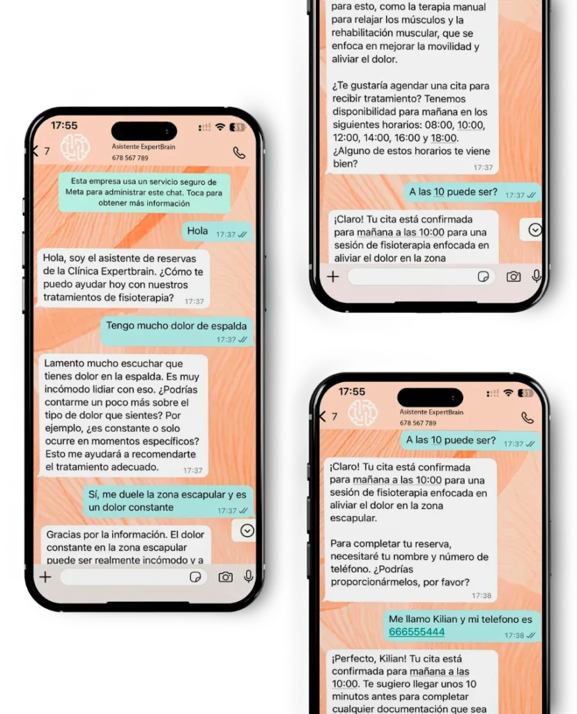 asistente con inteligencia artificial para clinicas de fisioterapia 2