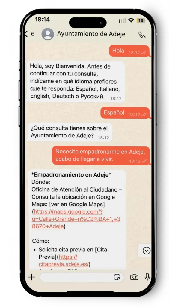 asistente virtual para administracioones publicas